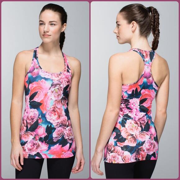 Lululemon Secret Garden Set – Cool Racerback, Nice Asana Jacket & Crops Sz 8 🌸 - Picture 14 of 16